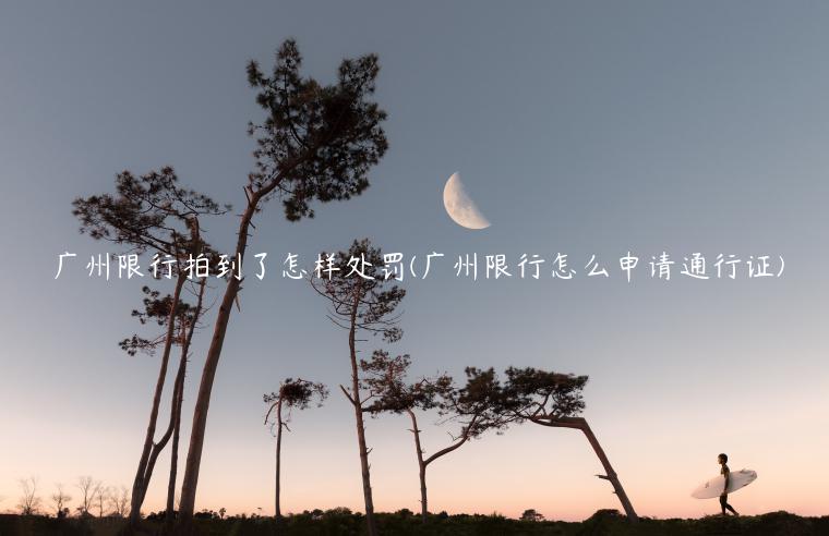 广州限行拍到了怎样处罚(广州限行怎么申请通行证)